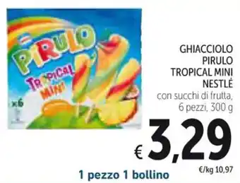 Spazio Conad GHIACCIOLO PIRULO TROPICAL MINI NESTLÉ 6 pezzi, 300 g offerta