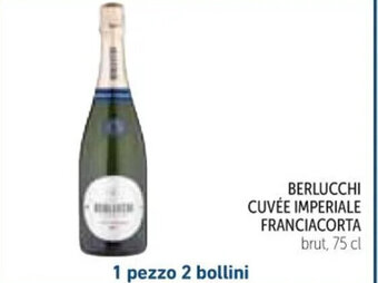 Spazio Conad BERLUCCHI CUVÉE IMPERIALE FRANCIACORTA brut, 75 cl offerta