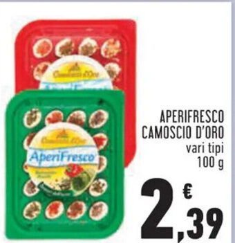Conad APERIFRESCO CAMOSCIO D'ORO vari tipi 100 g offerta