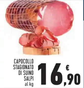 Conad CAPOCOLLO STAGIONATO DI SUINO SALPI al kg offerta