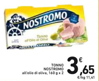 Spazio Conad TONNO NOSTROMO all'olio di oliva, 160 g x 2 offerta