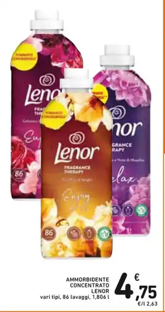 Spazio Conad AMMORBIDENTE CONCENTRATO LENOR 1,806 l offerta