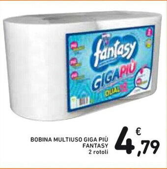 Spazio Conad BOBINA MULTIUSO GIGA PIÙ FANTASY 2 rotoli offerta