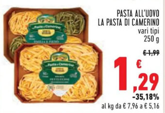 Conad PASTA ALL'UOVO LA PASTA DI CAMERINO 250 g offerta