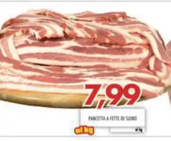 MA Supermercati Pancetta A Fette Di Suino offerta