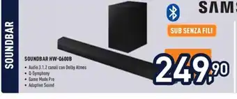 Unieuro SOUNDBAR HW-0600B offerta