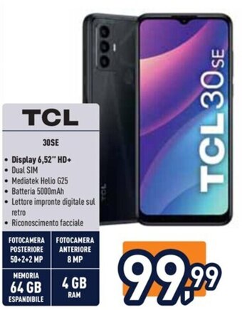 Unieuro TCL 30SE offerta