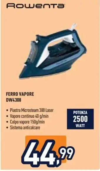 Unieuro FERRO VAPORE DW4308 offerta
