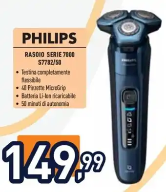 Unieuro PHILIPS RASOIO SERIE 7000 S7782/50 offerta