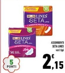 Conad City Lines assorbenti seta offerta
