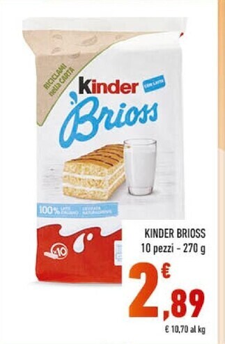 Conad City Kinder brioss offerta