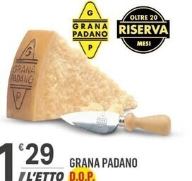 Supermercati Dok Grana padano d.o.p. offerta