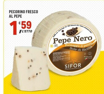 Supermercati Dok Pecorino fresco al pepe offerta