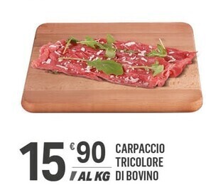 Supermercati Dok Carpaccio tricolore di bovino offerta