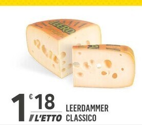 Supermercati Dok Leerdammer classico offerta