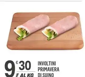 Supermercati Dok Involtini primavera di suino offerta