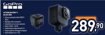 Unieuro Gopro actioncam hero 11 black mini offerta