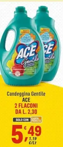 Supermercati Dok Ace candeggina gentile offerta