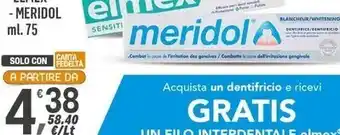 Supermercati Dok Meridol dentifricio offerta