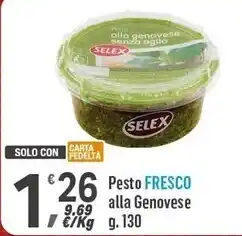 Supermercati Dok Selex pesto fresco alla genovese offerta