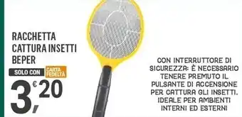 Supermercati Dok Beper rachetta cattura insetti offerta
