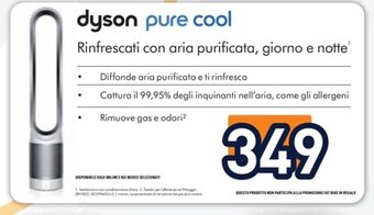 Unieuro dyson pure cool offerta