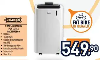 Unieuro DeLonghi CONDIZIONATORE PORTATILE PACEM93ECO offerta