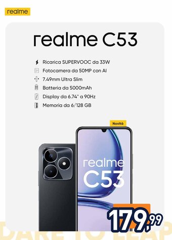Unieuro realme C53 offerta
