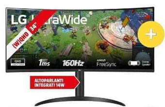 MediaWorld LG Monitor 34WP65CP offerta