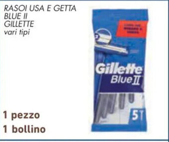Conad RASOI USA E GETTA BLUE II GILLETTE vari tipi offerta