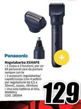 Panasonic Regolabarba XSHAPE