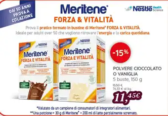 Coop POLVERE CIOCCOLATO O VANIGLIA 5 buste, 150 g offerta