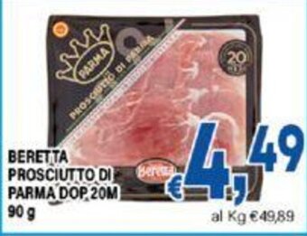 DEM BERETTA PROSCIUTTO DI PARMA DOP 20M 90 g offerta