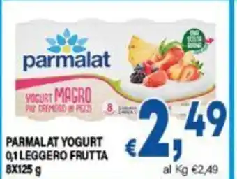 DEM PARMALAT YOGURT 0,1 LEGGERO FRUTTA 8X125 g offerta