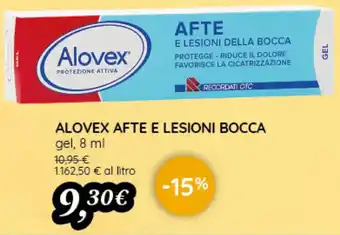 ALOVEX AFTE E LESIONI BOCCA gel, 8 ml