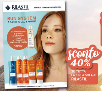 Coop SU TUTTA LA LINEA SOLARI RILASTIL offerta