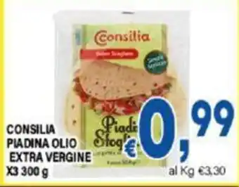DEM CONSILIA PIADINA EXTRA VERGINE x 3 300 g offerta