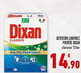 DETERSIVO LAVATRICE POLVERE DIXAN classico 72lav