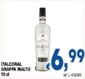 DEM ITALCORAL GRAPPA RIALTO 70 cl offerta