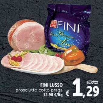 Deco Supermercati FINI LUSSO prosciutto cotto praga offerta