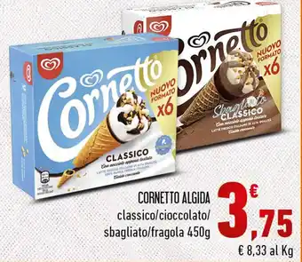 Conad City CORNETTO ALGIDA 450g offerta