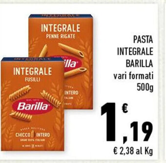 Conad City PASTA INTEGRALE BARILLA 500 g offerta