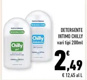 DETERGENTE INTIMO CHILLY vari tipi 200ml