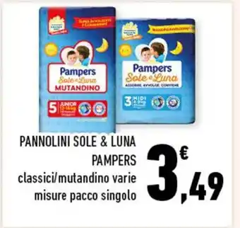 Conad City PANNOLINI SOLE & LUNA PAMPERS offerta