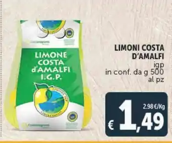 Deco Supermercati LIMONE COSTA D'AMALFI 500 g offerta