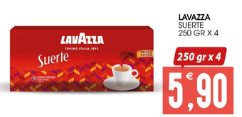 SpesAmica LAVAZZA SUERTE 250 GR X 4 offerta