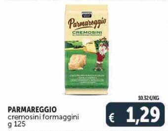 Deco Supermercati PARMAREGGIO cremosini formaggini g 125 offerta