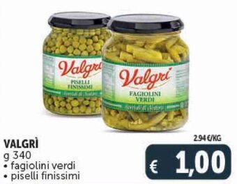 Deco Supermercati VALGRÌ g 340 offerta