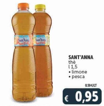 Deco Supermercati Sant'Anna thè l 1,5 offerta