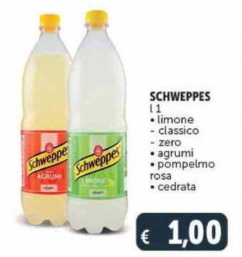 Deco Supermercati SCHWEPPES l 1 offerta